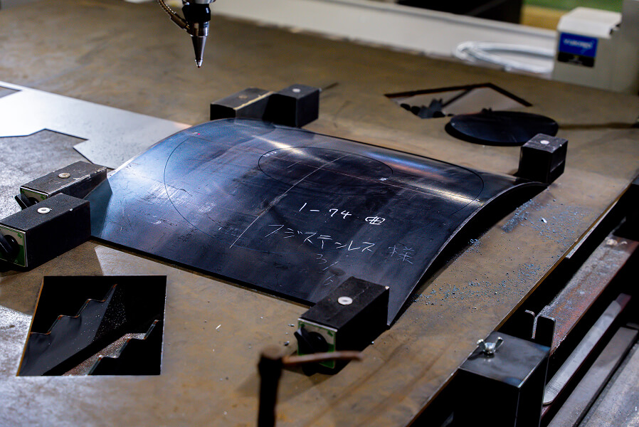 3次元レーザー切断のイメージ