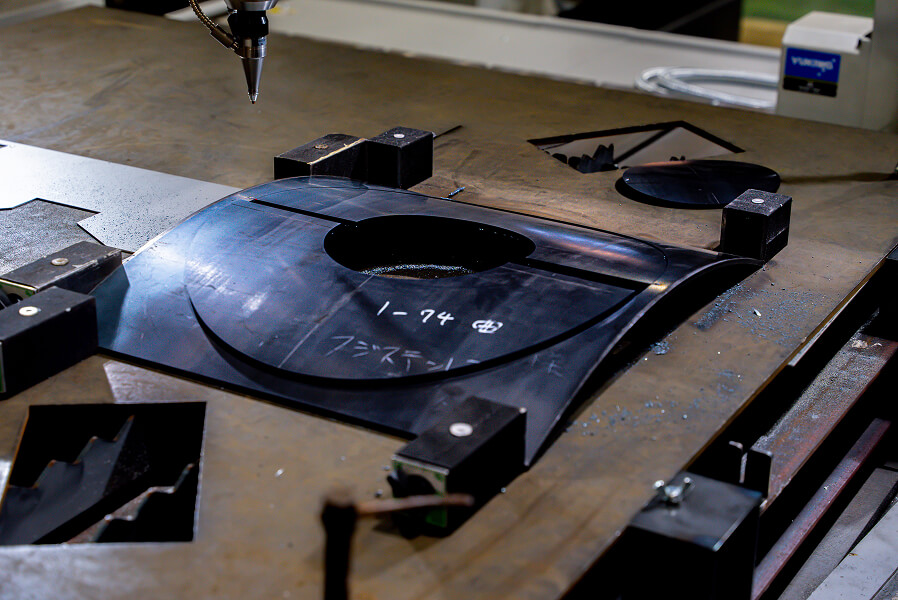 3次元レーザー切断のイメージ