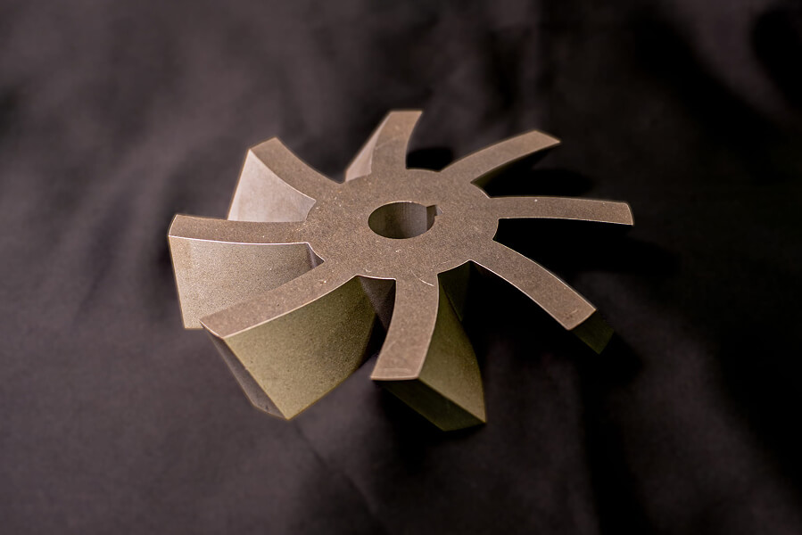 ウォータージェット切断のイメージ