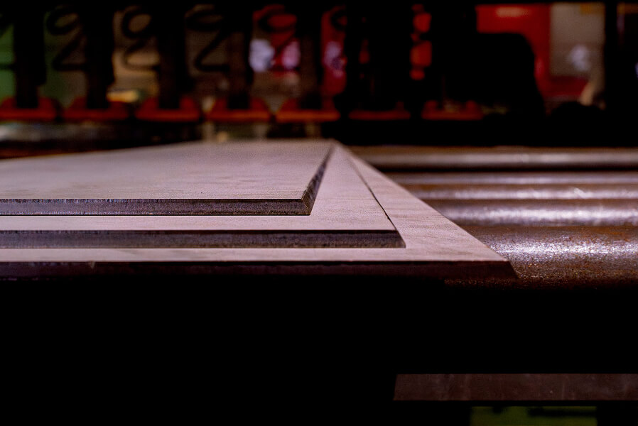 両面自動開先加工のイメージ