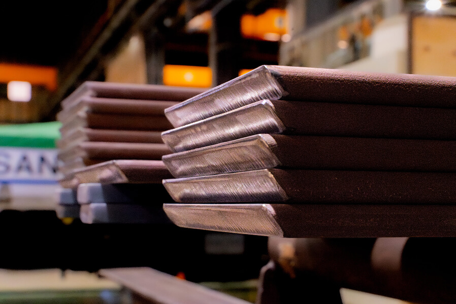 両面自動開先加工のイメージ