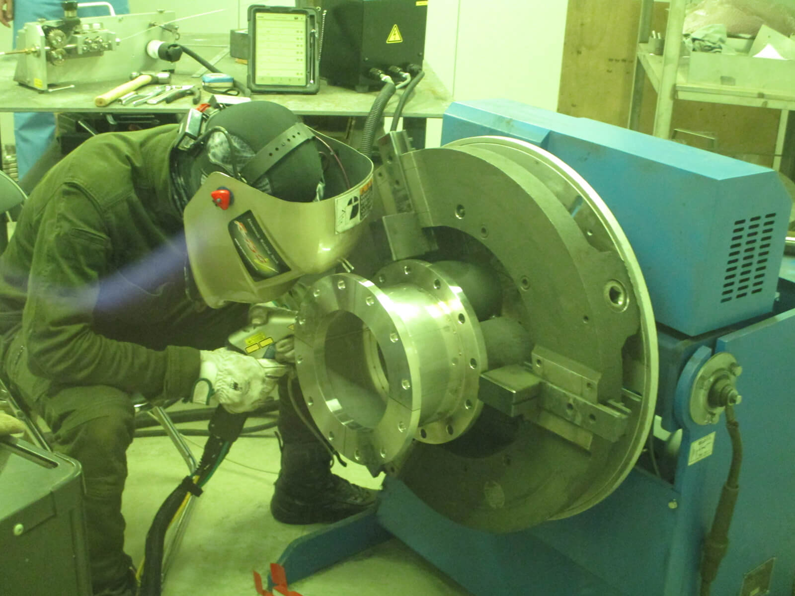 ハンディファイバー溶接のイメージ